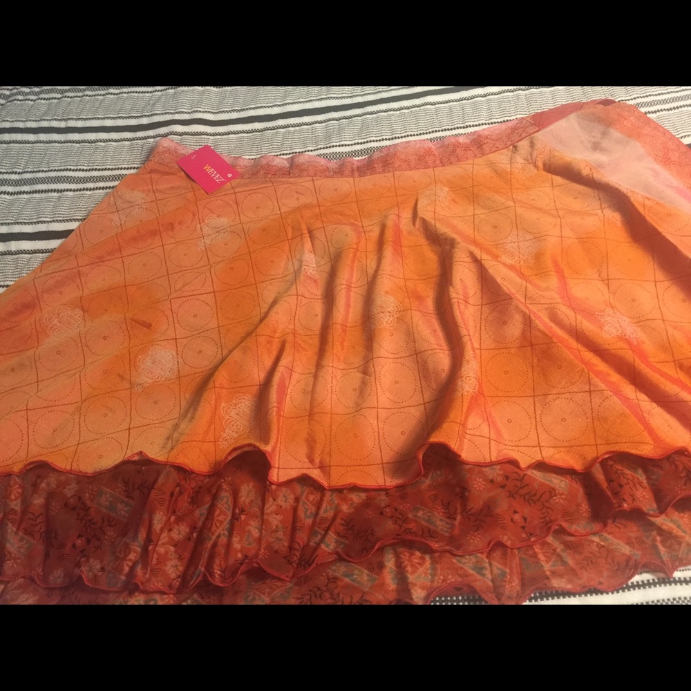 Wevez Silk Wrap Skirt
